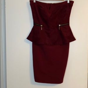 Venus Fitted Peplum Dress